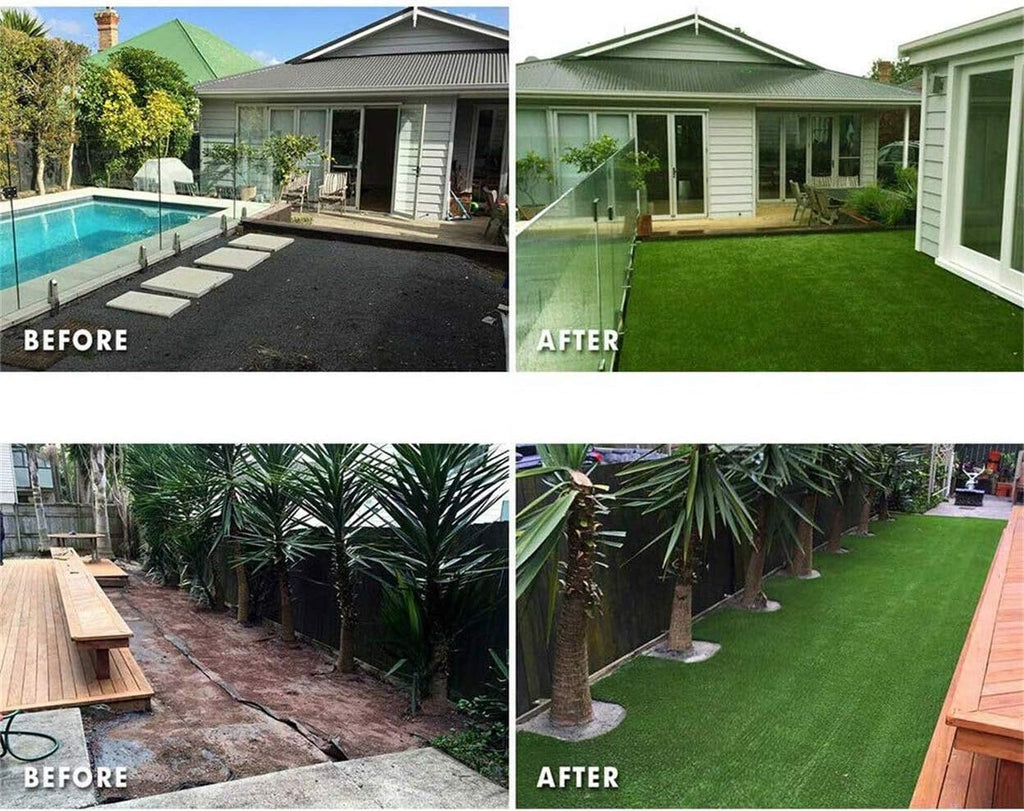 SunVilla 7'X75' Artificial Grass Realistic [Customized Sizes] Grass Height 1 3/8" Indoor/Outdoor Artificial Grass/Turf Many Sizes 7FTX75FT (525 Square FT)