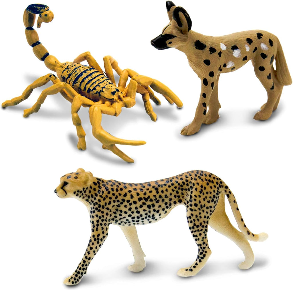 Safari Ltd. Sahara Desert Animals TOOB - 9 Mini Animal Figurines - Educational Toy Set for Boys, Girls and Kids Ages 3+