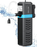 Pawfly Internal Aquarium Filter for 120-200 Gallon Fish Tanks Adjustable Fish Tank Filter with 550 GPH Powerful Water Pump Ultra Quiet Submersible Filter for Freshwater Saltwater Pond Filtration