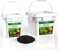 FZONE Aquarium Soil for Planted Tanks, Nutrient-Rich Aquarium Substrate for Fresh Water Live Plants, Shrimp & Fish Safe, Dust-Free(3mm, 4L/6.6 l b), Black