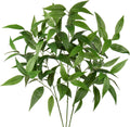 Briful Eucalyptus Stems 39.5 '' Tall, Artificial Branches for Vase Round Year Faux Greenery Stems Realistic Green Eucalyptus Leaf Plant Sprays for Home Decor Indoor Party Wedding, Set of 3