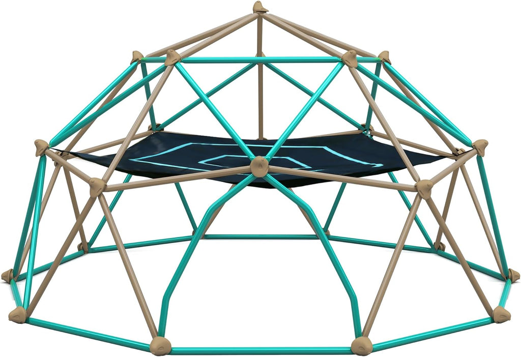 13 FT Climbing Dome for Kids 3 +, Geometric Dome Climber Play Center - Supports 1000LBS Outdoor Playset, Easy Assembly and Move