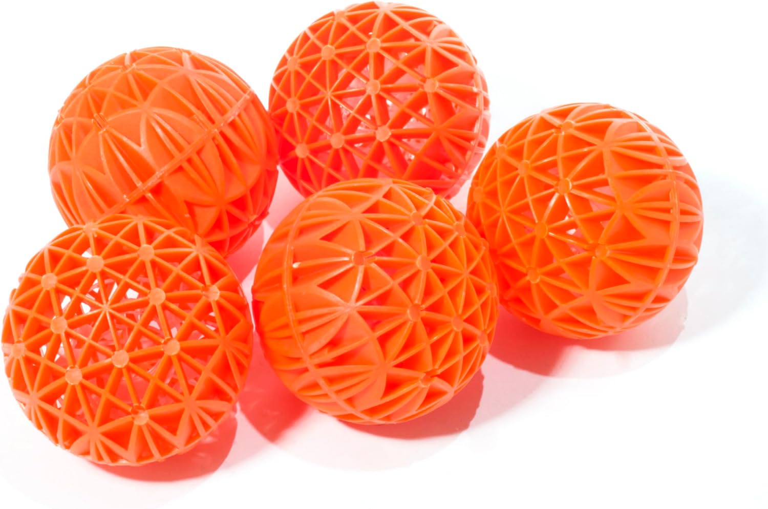 RINOO 50 Count 3 Inch Large Bio Balls Filter Media - Durable Fish Pond Filter Media Balls - Water Garden Aquariums Filter - Pond Media Filter Balls Bulk with No Mesh Bag