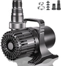 WaterRebirth (4900GPH-250W,UL listed) High Flow Submersible Large Fountain Submersible Water Pond Sump Pump Aquarium Electric Waterfall Pump Outdoor PS-4900