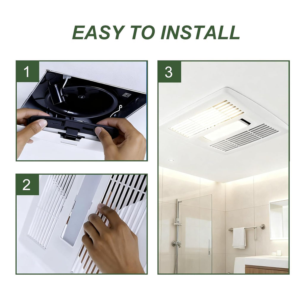 S99271607 Soft Glow LED Light Module for Bathroom Fan，Compatible with Broan-Nutone, Replaces AE110L-A, AE110SL-A, AE50110DCL-A, AE50110DCSL-A, AE80BL-A, AE80L-A, AE80SL-A, AEN110L-A, AEN80BL-A Model
