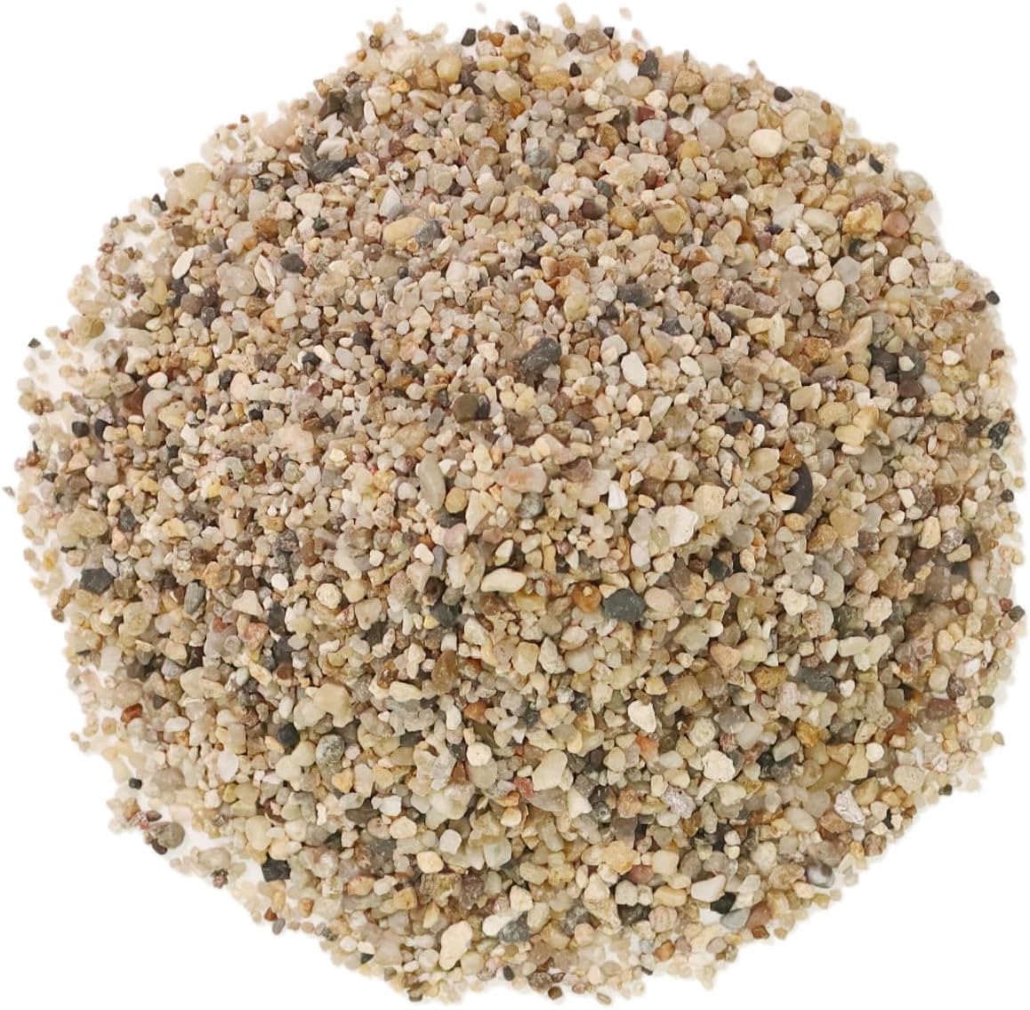 Silica Gravel, Multi-Purpose Mixed Silica Sand for Aquarium Subatrate, Fire Pits, Garden Landscaping, Decorative Sand for Vase Filler, Candle, Wedding, Home Decor, 10LB,