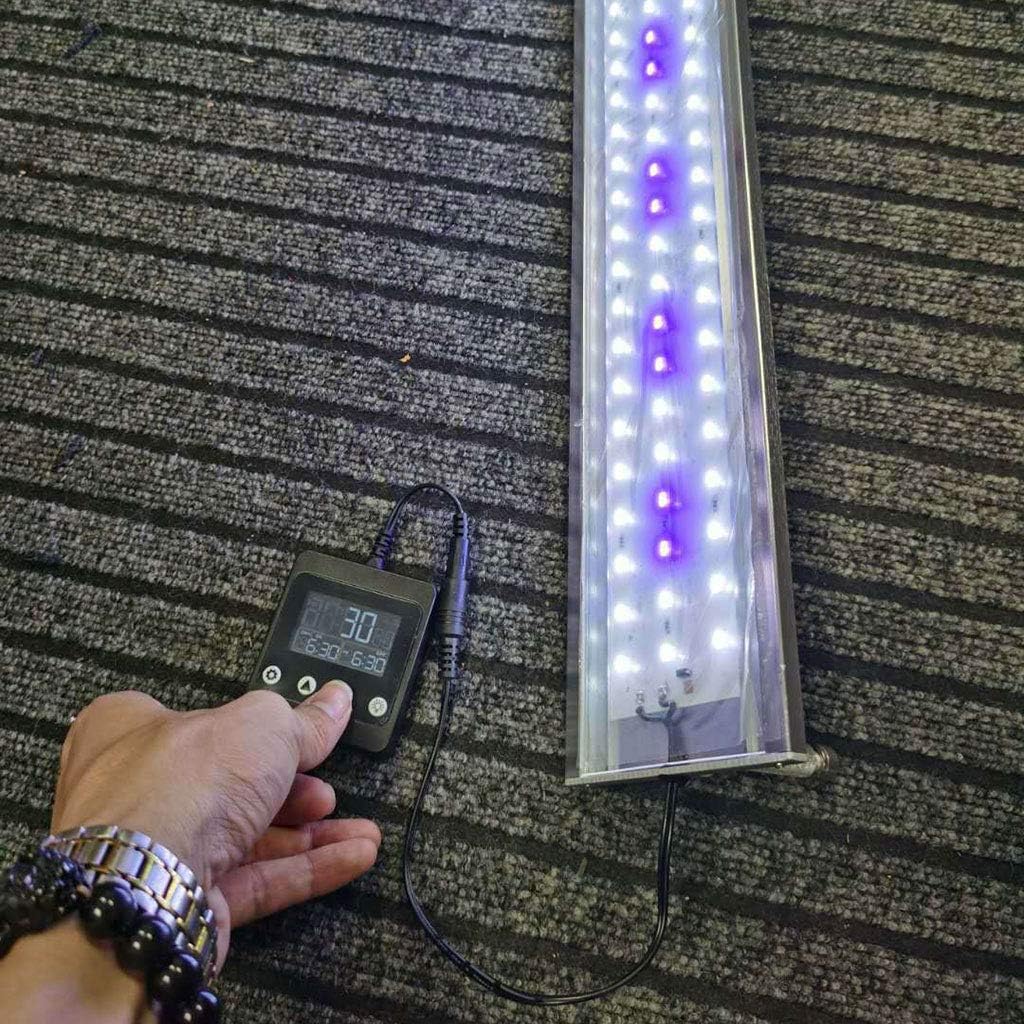 Aquarium Light Timer Fish for Light Controller and Dimmer 24 Hour Program for 5V-30V Sunset Simulation