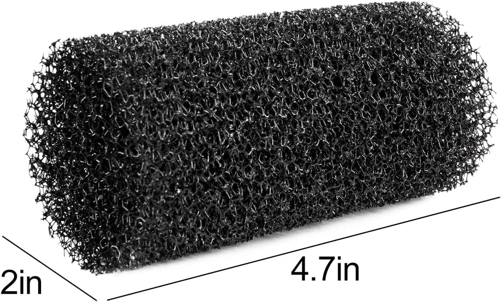 4 PCS Internal Filter Sponge Foam, Aquarium Bio Sponge Rolls of Fish Tank Filter Accessories 4.5" x 2"