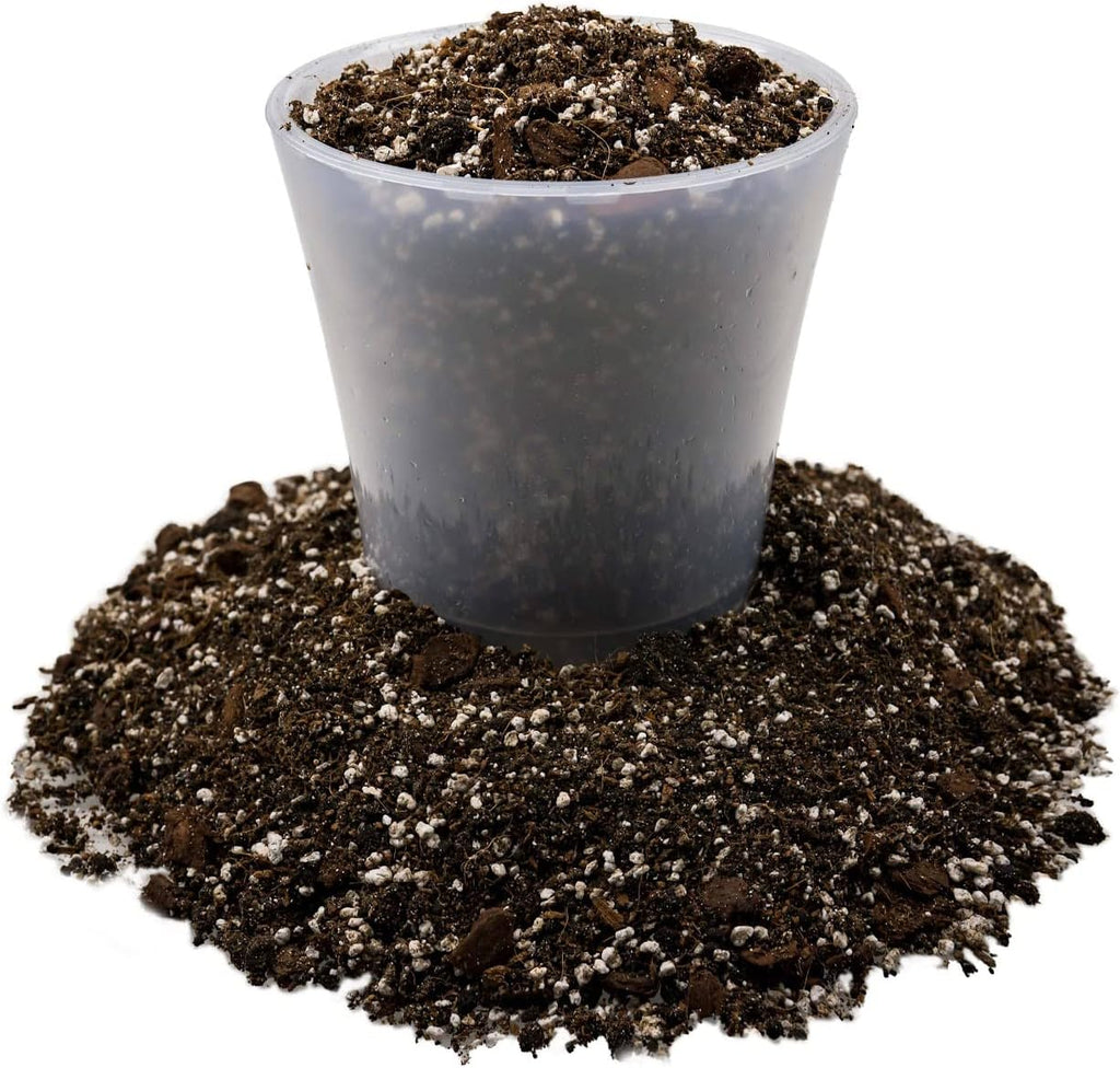 Gardenera Fiddle Leaf Fig House Plant Soil Premium All Purpose Blend - Peat Moss, New Zealand Bark, Coco Chips and Fibers, Perlite - 5 Quart Bag