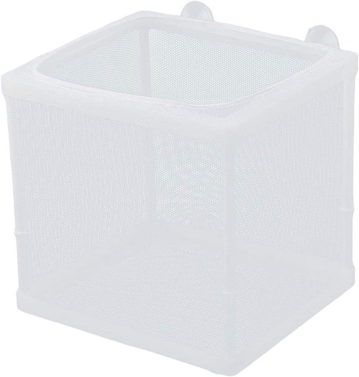 COMOK Fish Hatchery Breeder Box Aquarium Separation Net Nylon Incubator Mesh Fish Breeding Tanks Isolation Box White Square 20PCS