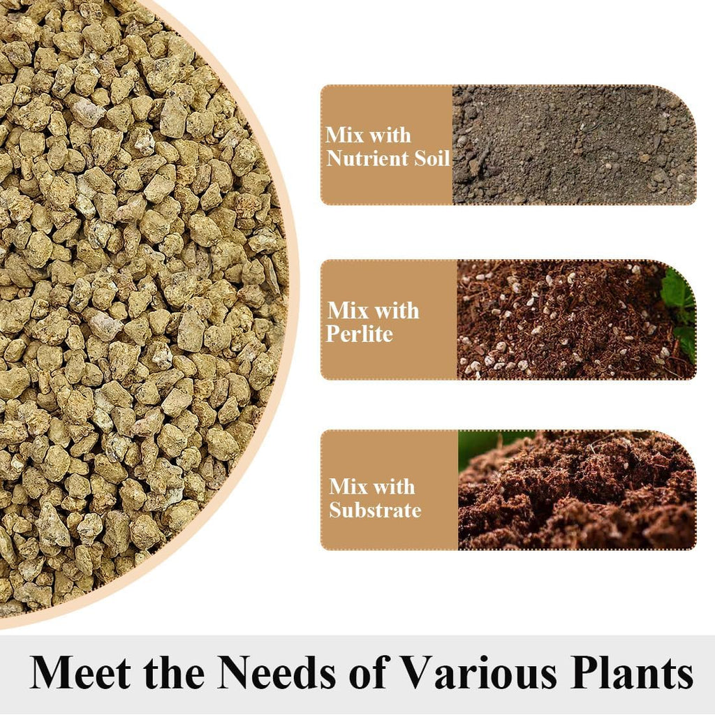 Succulent and Cactus Maifanitum Stones Garden Accessorie Rocks Pumice for Indoor Plants, Bonsai, Fairy Gardening, Vases Fillers, Terrarium, 10lb