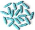 ZHIYUXI 20 Pcs Turquoise Stone Crystals Points Bulk Healing Crystals Stones and Crystals Gemstone Tumbled Polished Energy Reiki Healing Stones Crystal Wands Decor Gifts