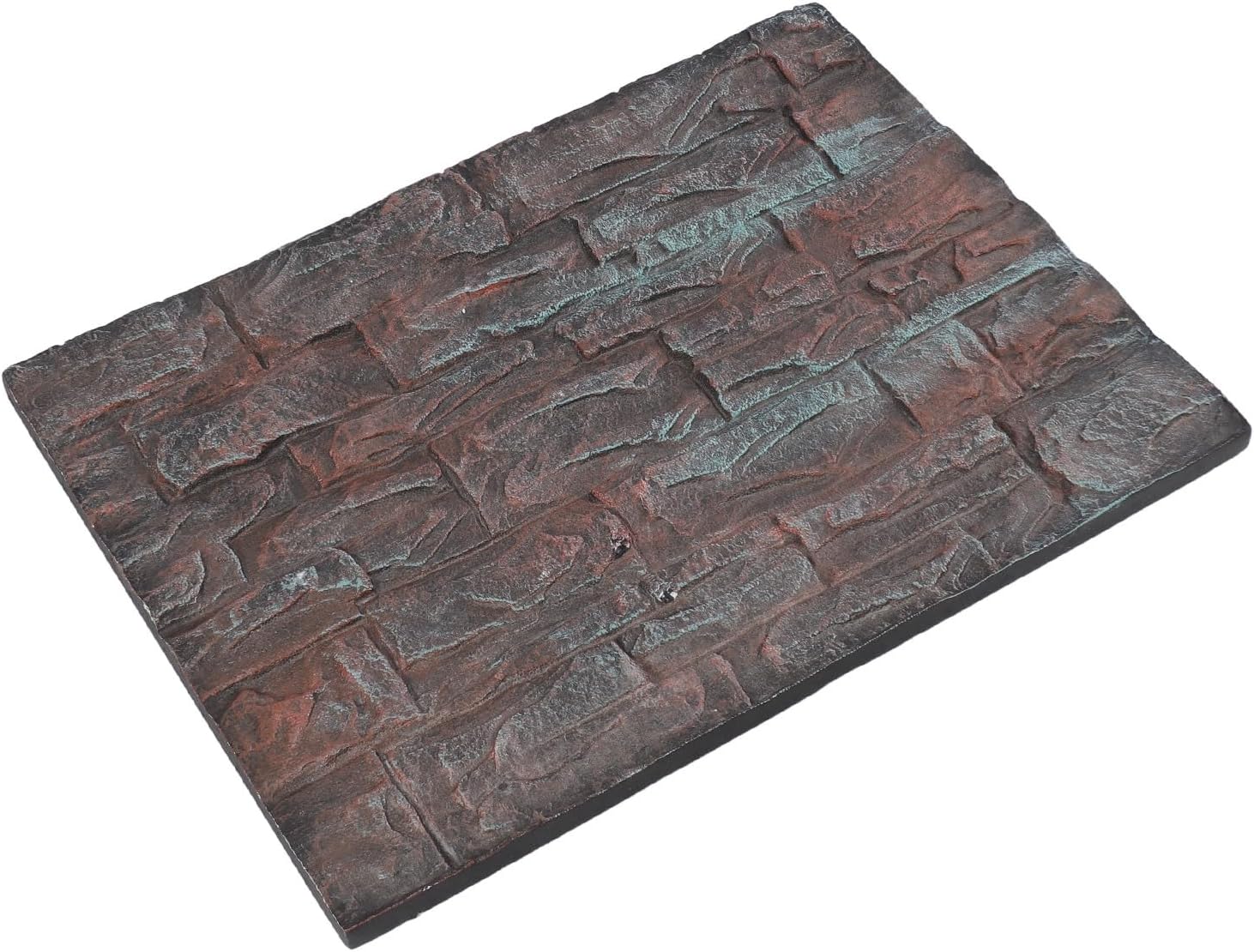 3D Aquarium Background Foam, Rock Texture, Non, Customizable, Ideal for Fish and Reptile Habitats (D)