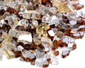 Skyflame 10-Pound Blended Fire Glass for Fire Pit Fireplace Landscaping - 1/2 Inch Reflective Tempered Fireglass Gold, Platinum, Copper