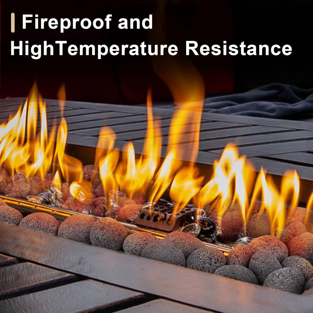 10 Pounds Lava Rocks for Fire Pit, 2-3 Inch Natural Volcanic Stones for Indoor Outdoor Gas Fireplaces, Decorative Garden Stone for Outdoor Landscaping, Walkways, Yard