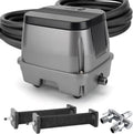AquaMiracle Koi Pond Aerator Pond Air Pump for Outdoor Ponds 10000-15000 Gallons, All-in-One Aeration Kit with Self-Sinking Airline Flow Control Rubber Air Diffuser