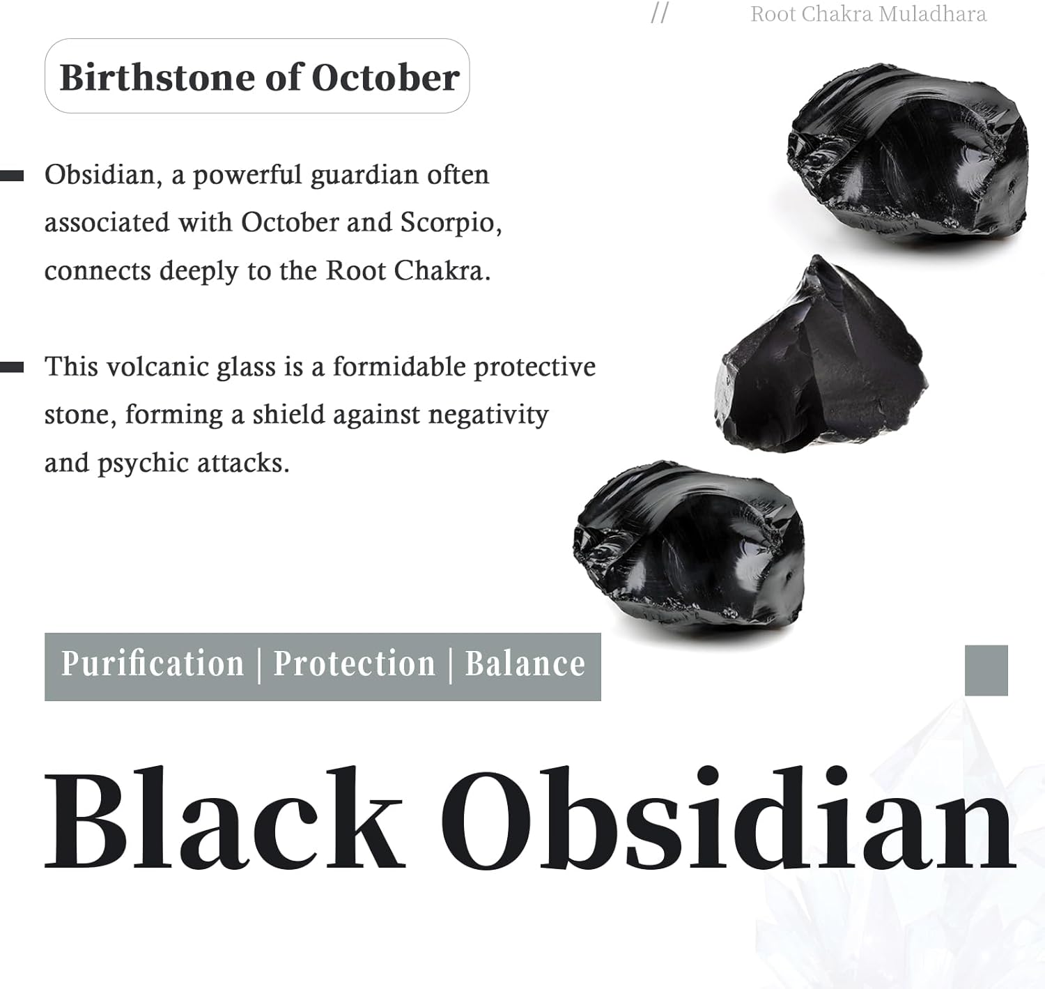 SUNYIK Black Obsidian Tumbled Chips Stone Crushed Pieces Irregular Shaped Stones 0.3-0.5 inch 1pound(about 460 gram)