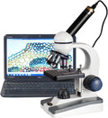 AmScope 40X-1000X LED Student Microscope + 5MP USB Camera (M150C-E5)