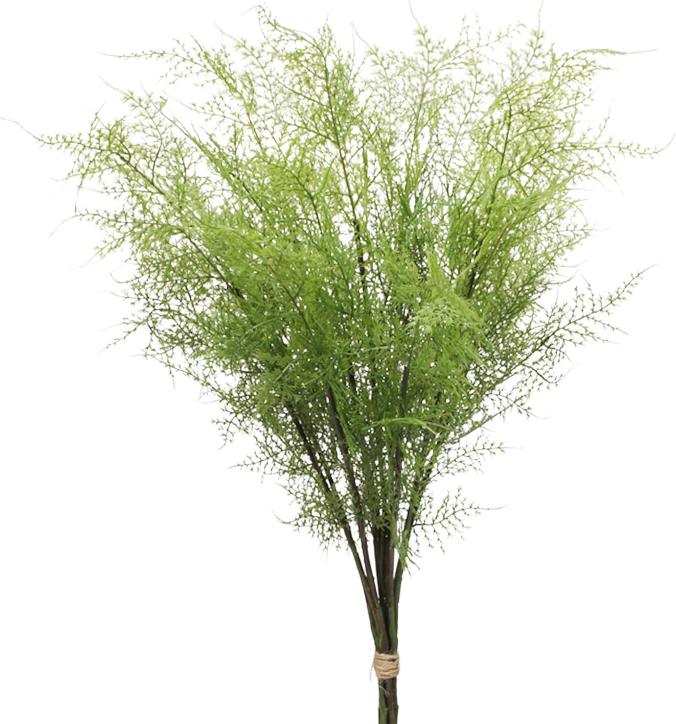 30" Artificial Boston Fern Plants Bushes Fake Shrubs Bush Greenery Plants Faux Fern Plant Large for Outdoors UV Resistant Garden Plants or Home Office Desk Indoor Decor 6pcs