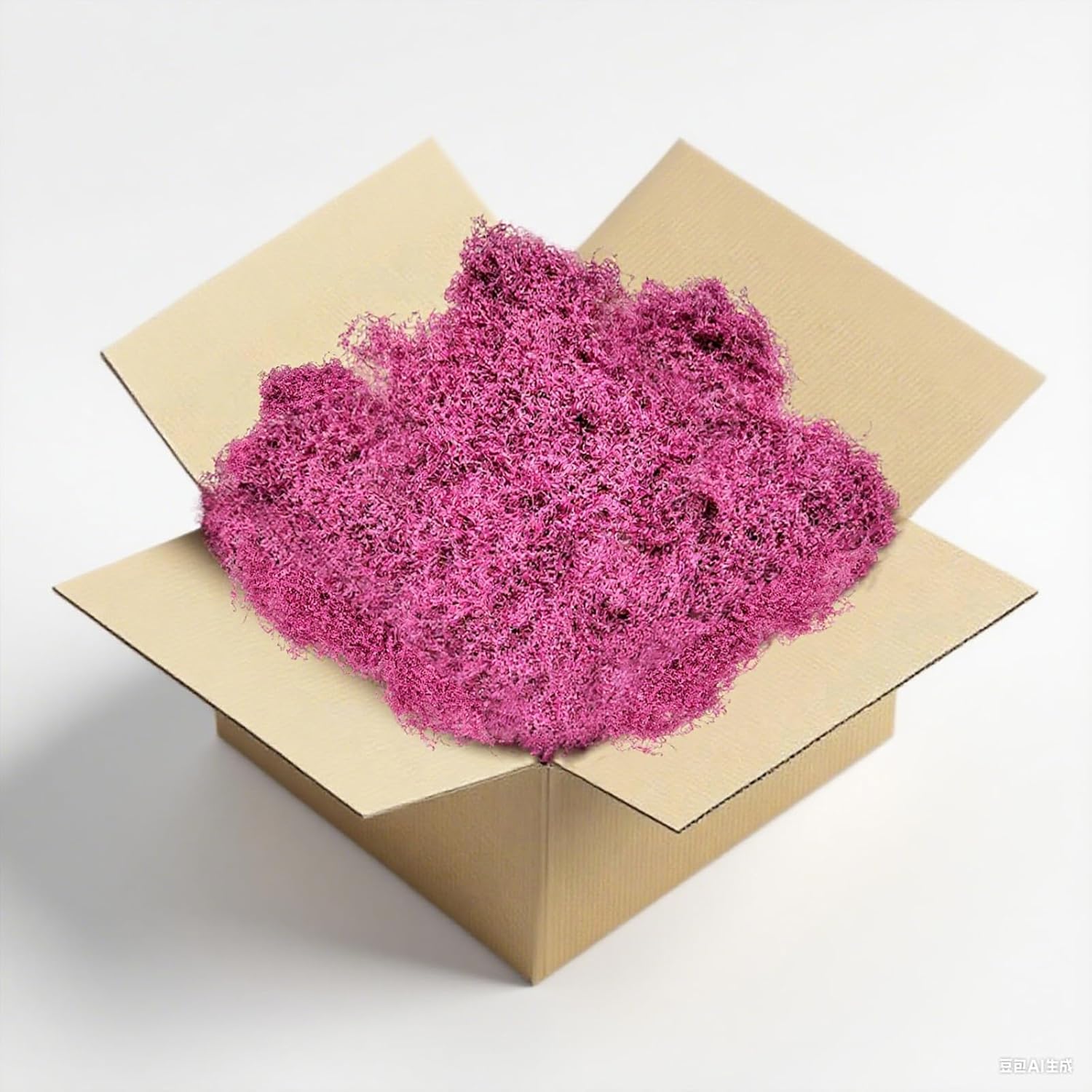 Artificial Faux Moss, Fake Moss for Crafts Preserved, Artificial Moss for Crafts, Artificial Moss for DIY Scenery, Fake Moss Decor Decorative Table, Fairy Garden, Floral Wedding (Pink)