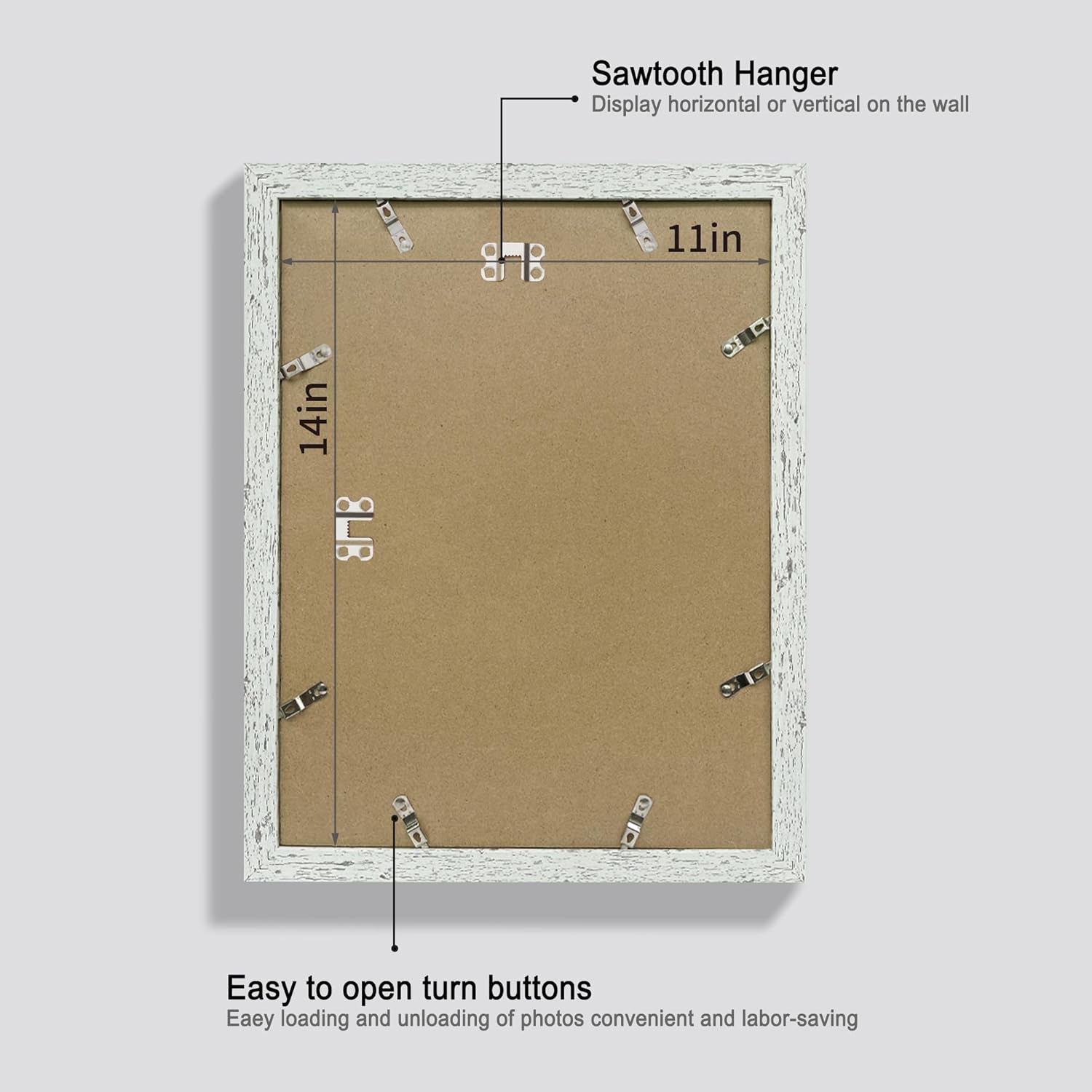 11x14 Picture Frame Set of 4, Made of Real Glass and Sage Green Wooden Frame, Display 8x10 Pictures with Mat or 11 x 14 Posters without Mat for Wall Mounting, Gallery Photo Frames