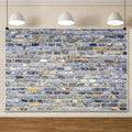 ChloropLastid 6x4ft Brick Wall Backdrop Retro Art Gray Brick Wall Background Rural Style Wall Texture Countryside Photography for Newborn Birthday Baby Shower Party Decorations