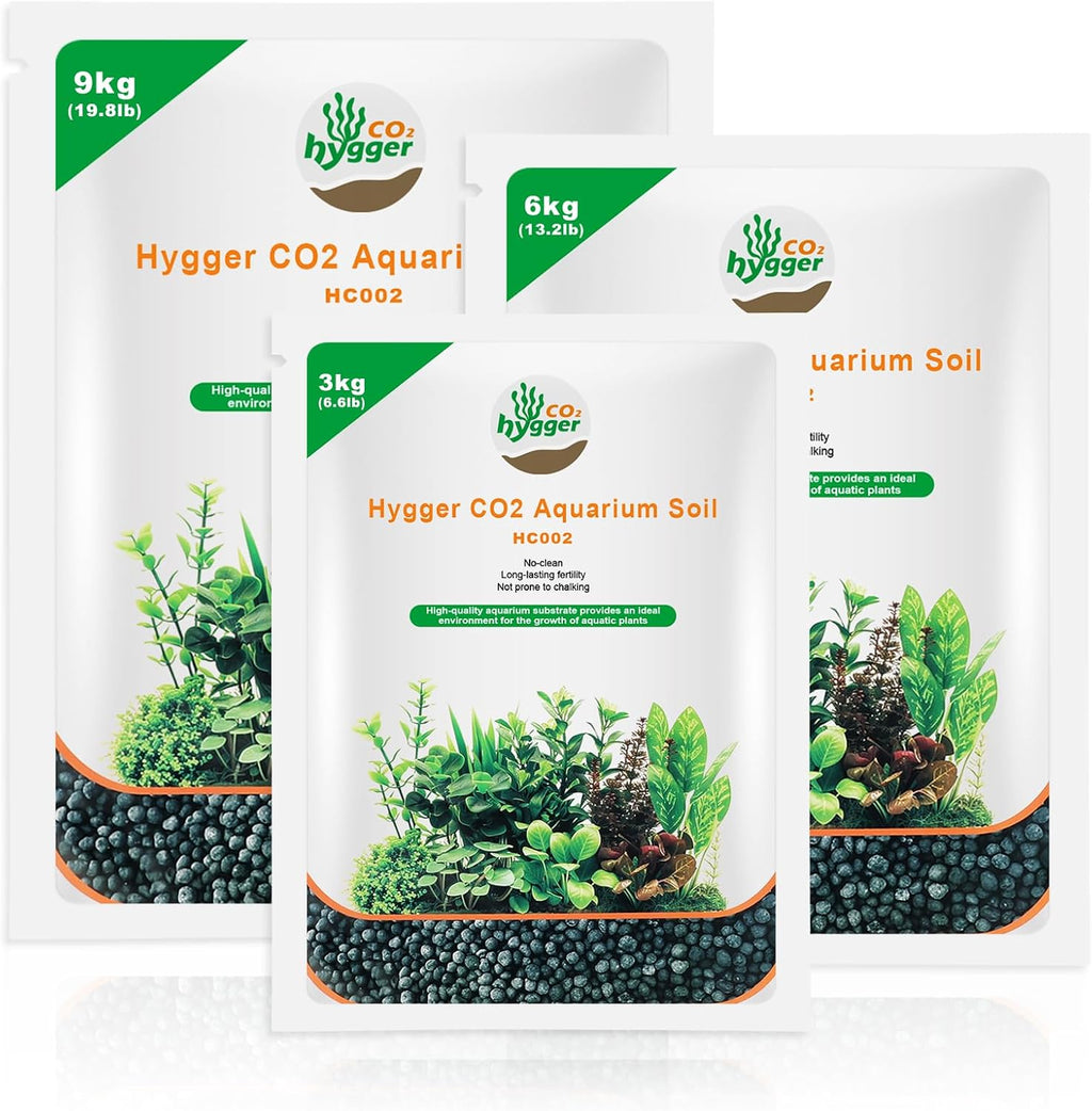 6.6Ib Aquarium Soil Water Grass Mud Fish Tank Aquascaping Aquarium Substrate Soil for Plants and Shrimps,No Need to Wash and No Muddy Water (6.6 Pounds, Aquarium Soil)