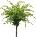 Briful 30" Artificial Boston Fern Plants Bushes Fake Shrubs Bush Greenery Plants Faux Fern Plant Large for Outdoors UV Resistant Garden Plants or Home Office Desk Indoor Decor 6pcs