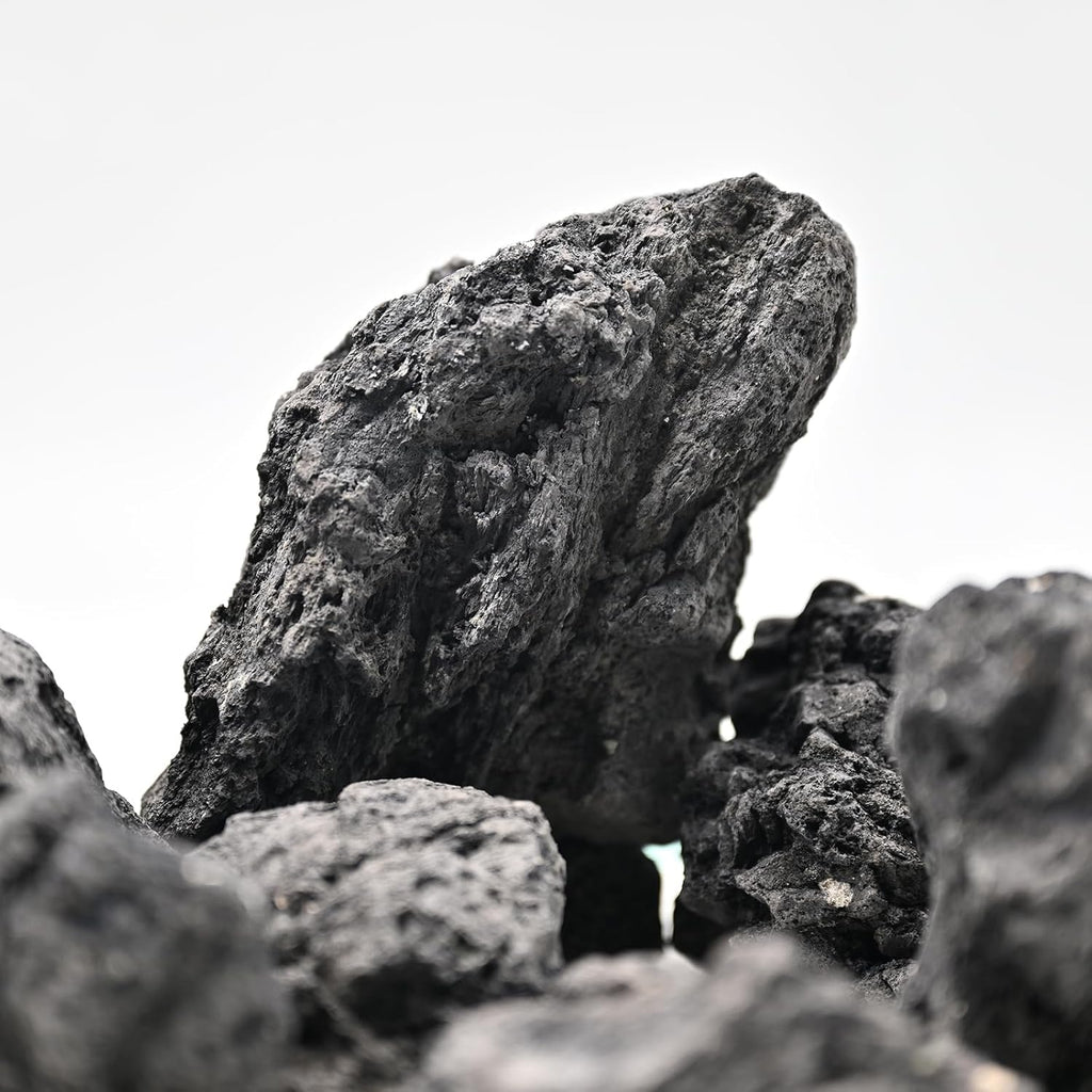 Volcanic Lava Rocks for Fish Tanks Bonsai Fire Pits Aquarium Rocks for Aquascaping,Terrariums,Bonsai,Garden Landscaping Decoration and Amphibian enclosures-10lb(4-7inches) 6-9pcs