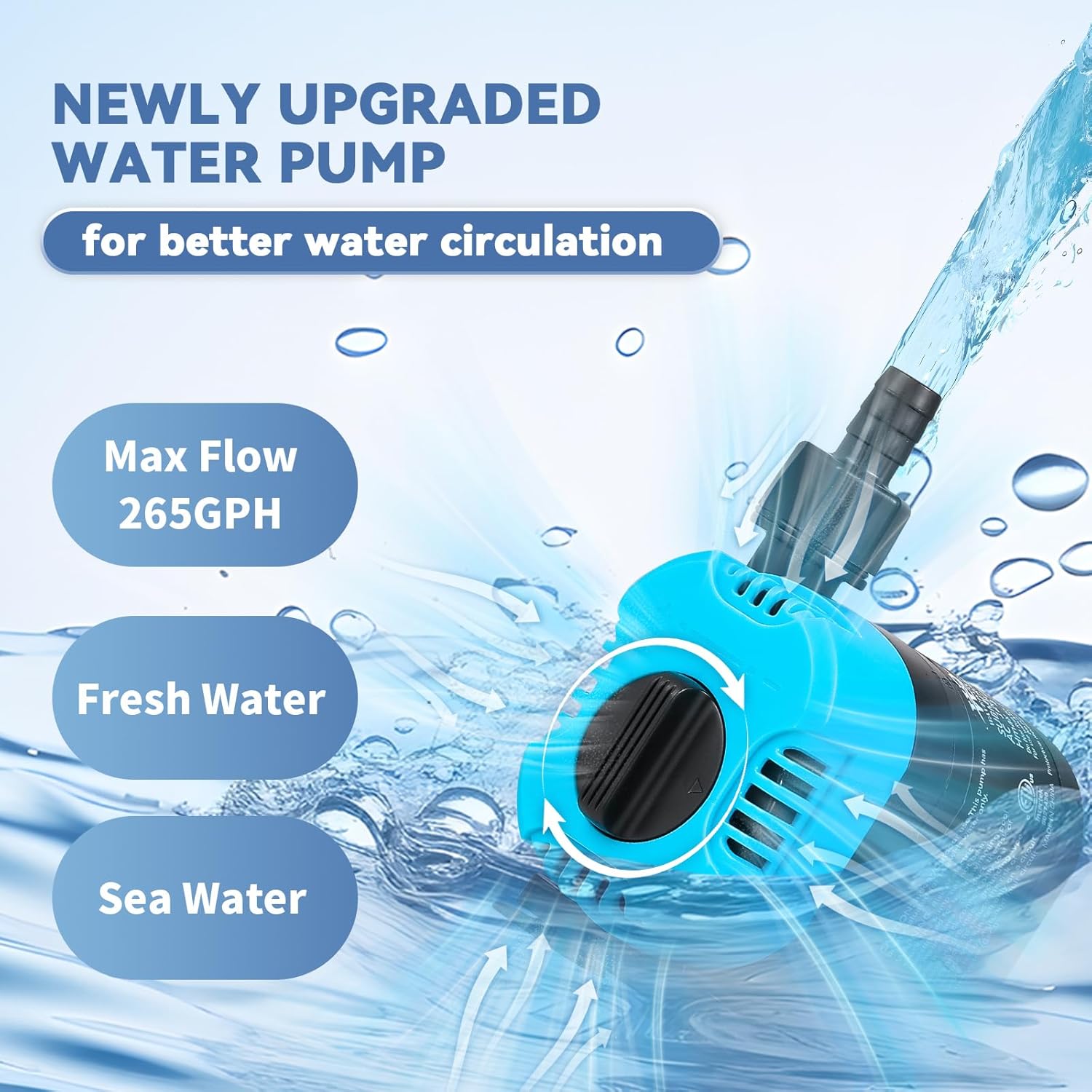 [New Upgrade] Poafamx Aquarium Chiller 42Gal Water Chiller for Fish Tank 1/10 HP Aquarium Cooler with Touch Screen Quiet Refrigeration Compressor Saltwater Freshwater for Fish Axolotl Hydroponic Coral