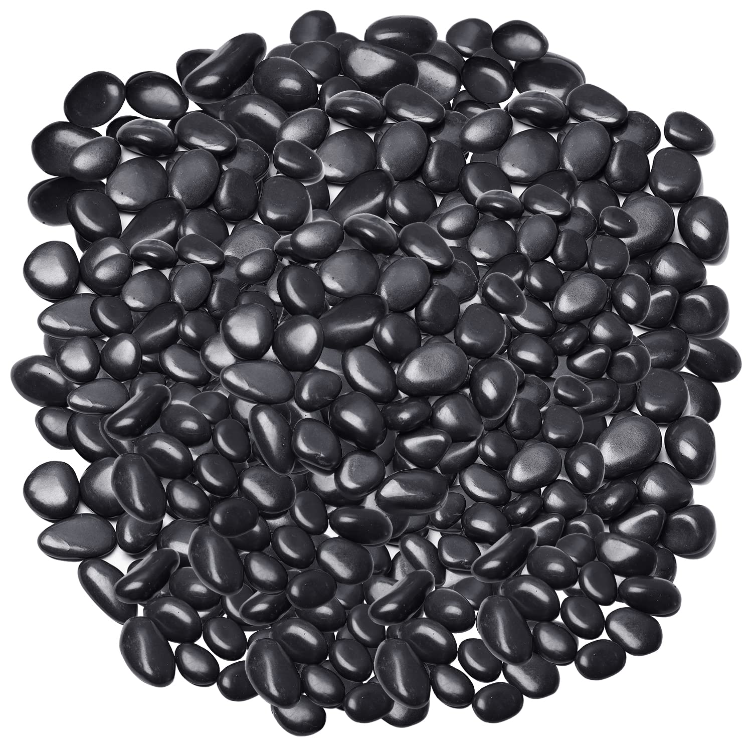 Pebbles for Indoor Plants,Virekm River Rocks,Decorative Ornamental Pebbles,Garden Landscaping Stones Gravel Filler for Home Decoration Flower Bed Fish Tank Plants Vases Succulents (10 Pounds)
