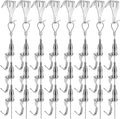 8PCS Adjustable Picture Hanging Wire Kit(6.56FT, 3 Hooks) Picture Rail Hanging System Sturdy Gallery Display Rail Rope with 3 Hooks for Exhibition Art Gallery Frames Display