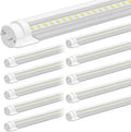 T8 Led Bulbs 4 Foot - F32T8 28W 4000 Lumens(Super Bright) 5000K, T8 T10 T12 4ft Flourescent Tube Led Replacement, Ballast Bypass, Type B, Dual-End Powered, Daylight 10 Pack