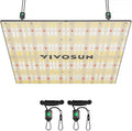 VIVOSUN VS3000 LED Grow Light with Full Spectrum Diodes & Daisy Chain Driver Dimmable Lights Sunlike for Seedling Veg & Bloom 300W Plant Grow Lamps for 3x3/4x4 Grow Tent