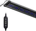 NICREW ClassicLED Gen 2 Aquarium Light, 25 Watts, Dimmable LED Fish Tank Light with 2-Channel Control, White and Blue LEDs, Size 30 to 36 Inch