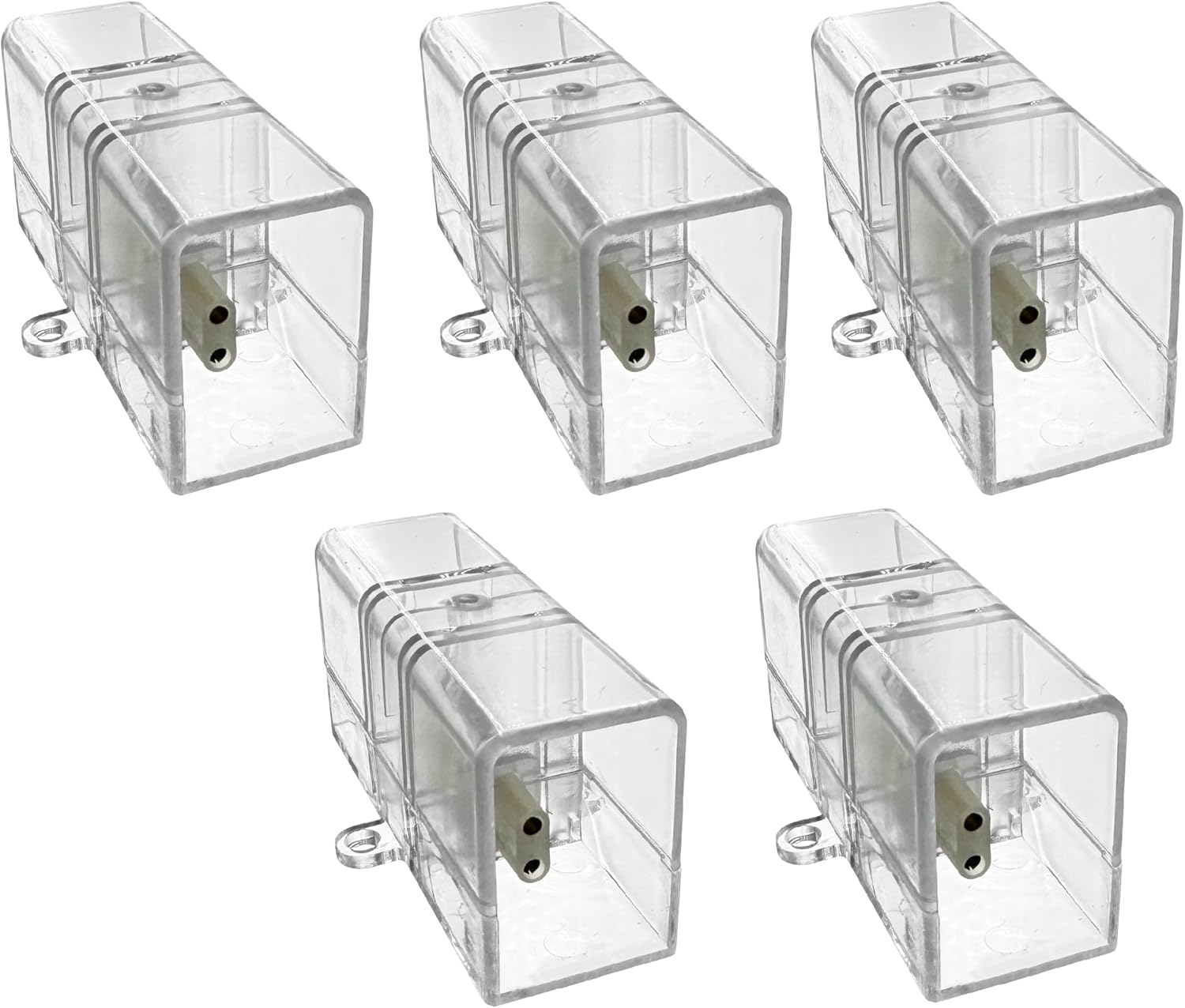 5 Pack Hexagon Garage Light Connectors 180° I-Connector 2 Pin 2 Way LED Garage Light Copper Pin DIY Hexagon Accessories Replacement/Spare for Honeycomb Lighting Systems (5 Pack I Connector)