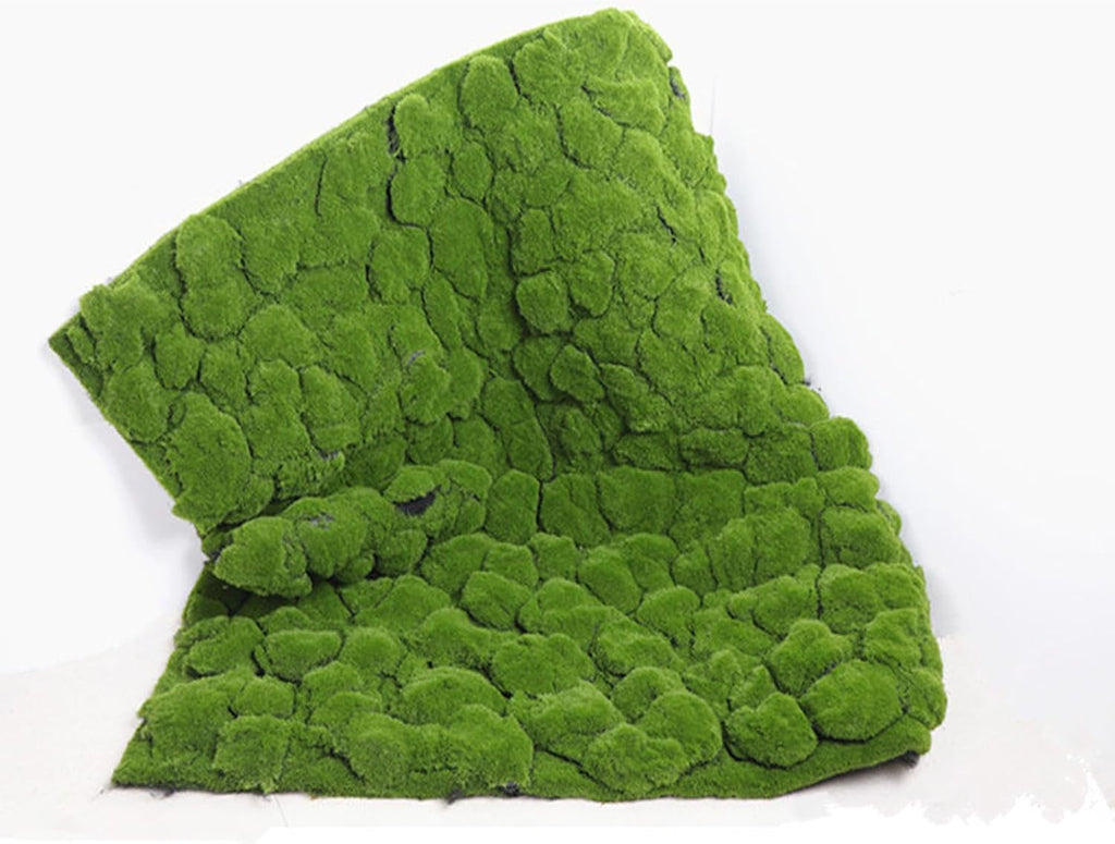 Simulation Artificial Moss Mat 39x39in, Fake Moss Wall DIY Artificial Moss Mat Carpet for Balcony Terrace Decoration Window Display Decoration