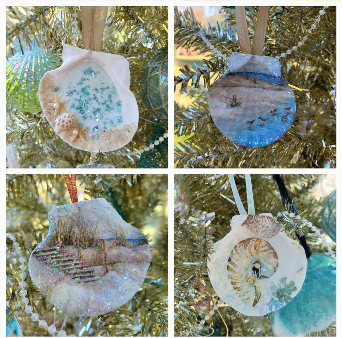 Dorothy 30 PCS Natural Sea Shells for Crafts 2-3 Inches White Bulk Scallop Shells for Decorating, DIY Crafts Decor, Wedding Decoration, Beach Theme Party, Home Decor（5-8cm）