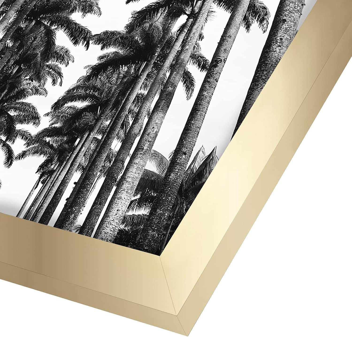Americanflat 22x28 Poster Frame with Polished Plexiglass - Gold Picture Frame - Wide Photo Frames Made of Engineered Wood for Vertical or Horizontal Wall Display - Epic Collection - Gold