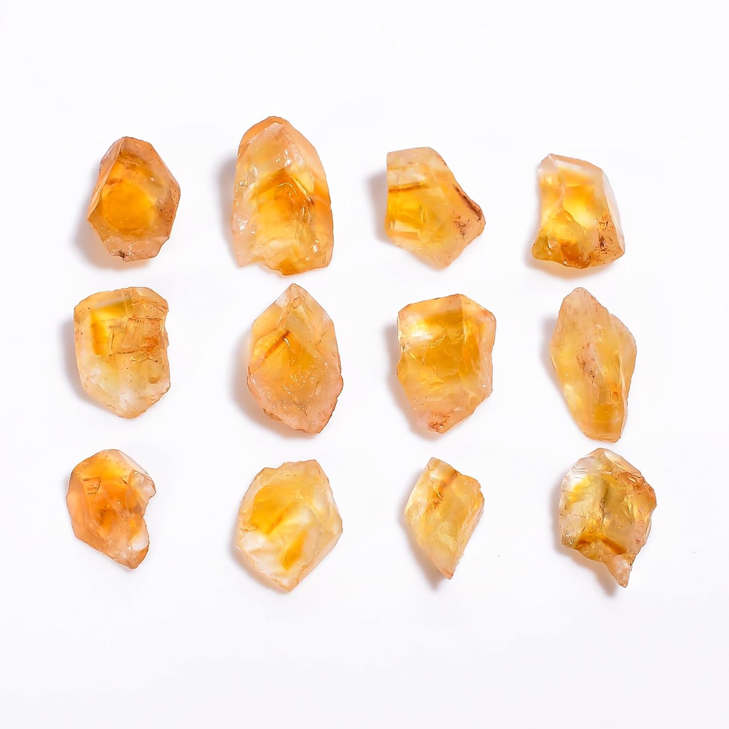100 carats Raw Yellow Citrine Stone Lot, Rough Gemstone, Natural Crystals, Chakra Crystals, Healing Stones, Wholesale Pack, Jewelry Making Supply, Supply, (14 to 16pcs)