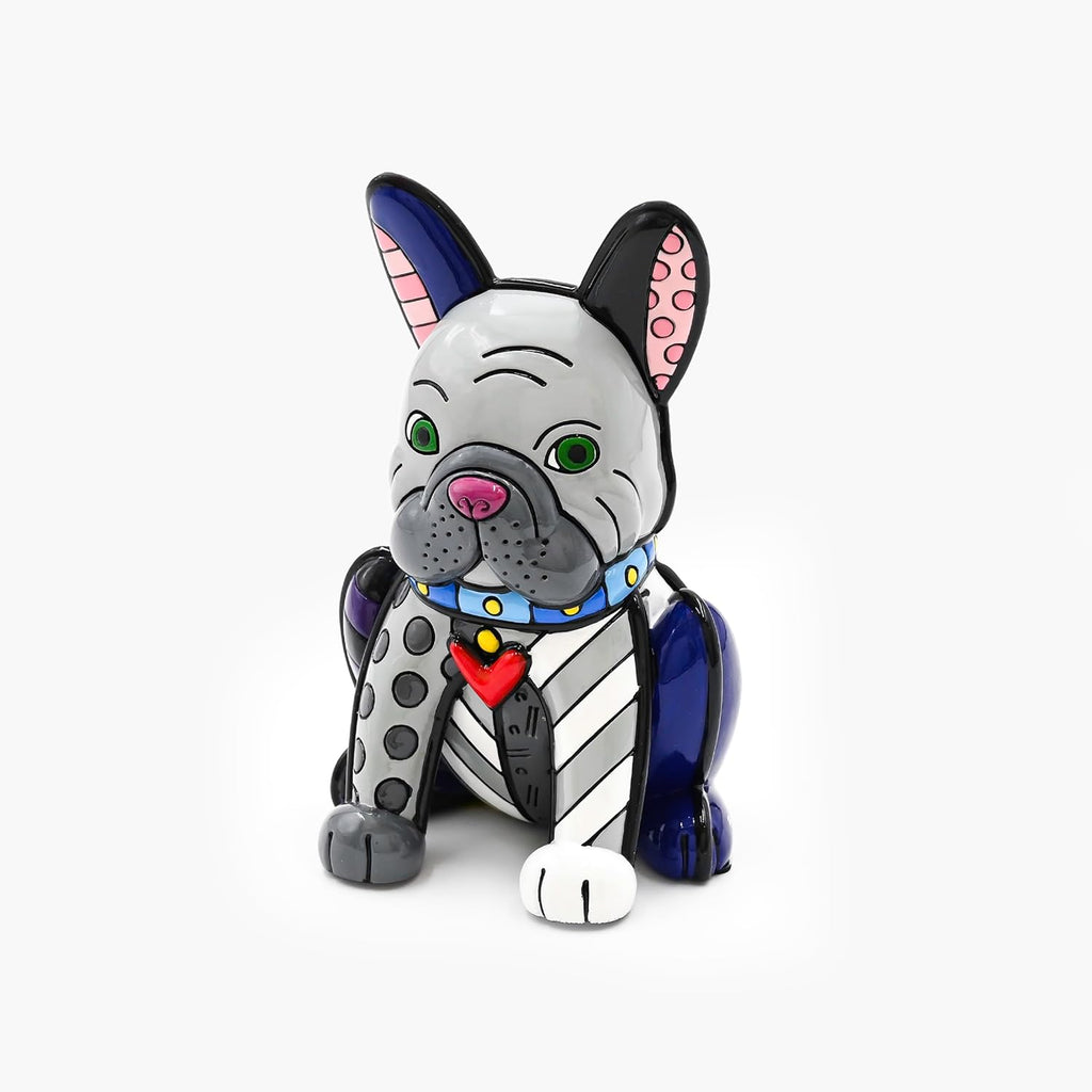 Britto Collectible Figurine - Iconic Art Figurine, Decorative Displays for Modern Home Decor | Designed by Iconic Artist Romero French Bulldog (Multicolor)
