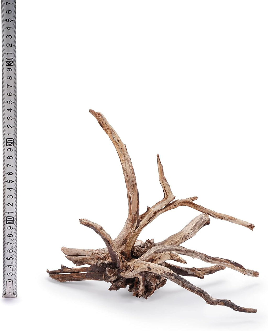 LANDEN Kueiyang Hornwood for Aquascaping, Aquarium Driftwood Decor, Natural Branches(12-14 inches, 30-35cm) 4pcs Terrariums Vivariums Reptile and Amphibian Enclosures Various Shapes