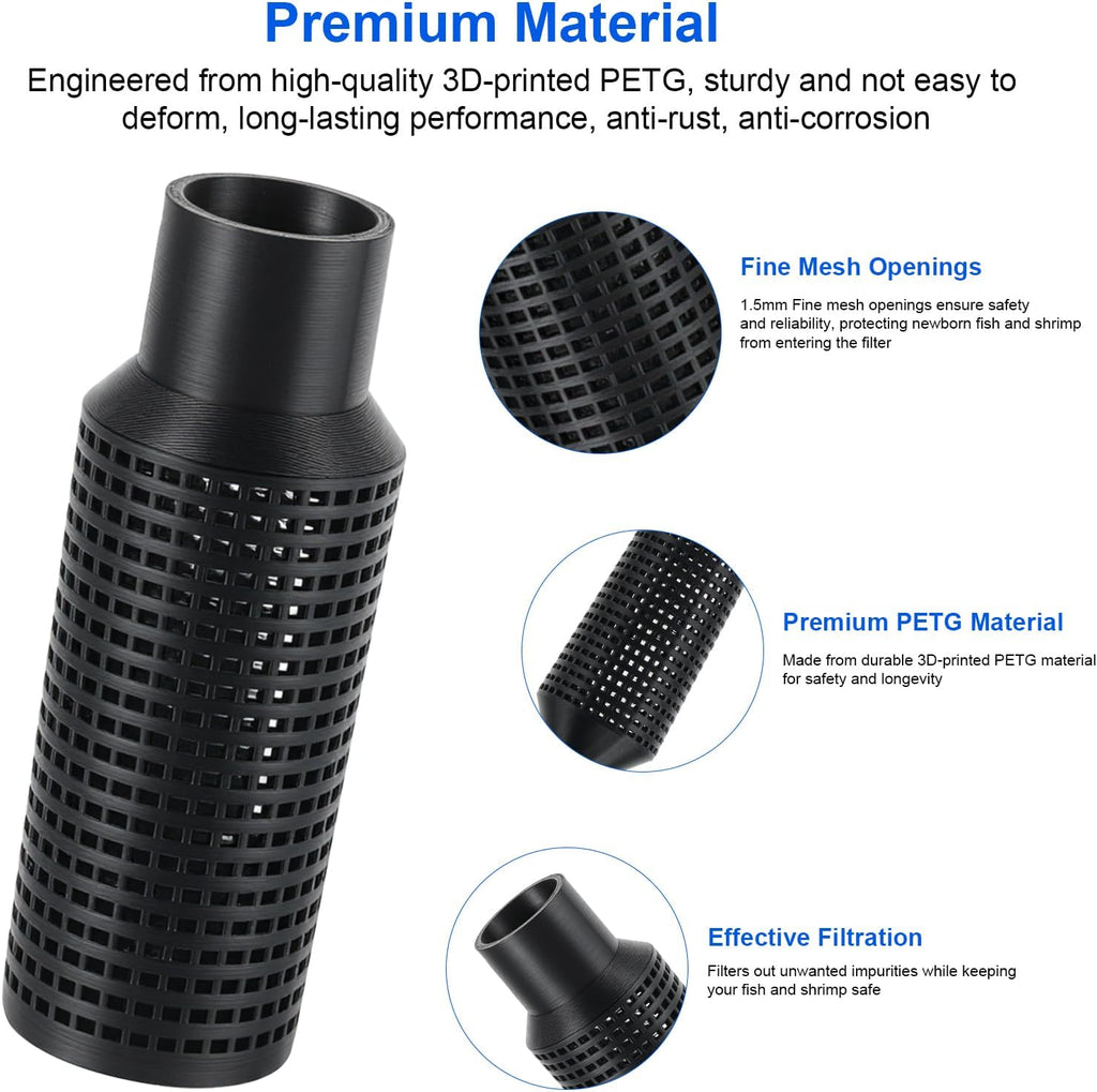 Aquarium Filter Intake Guard Replacement for Flu-val 306/307/406/407, Fish Tank Canister Filters Cover Protect Aquatic Life, Aquarium Intake Filter - 1 Pack