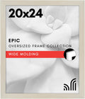 Americanflat 20x24 Picture Frame with Polished Plexiglass - Wide Picture Frames Made of Engineered Wood for Vertical or Horizontal Wall Display - Epic Collection - Light Wood
