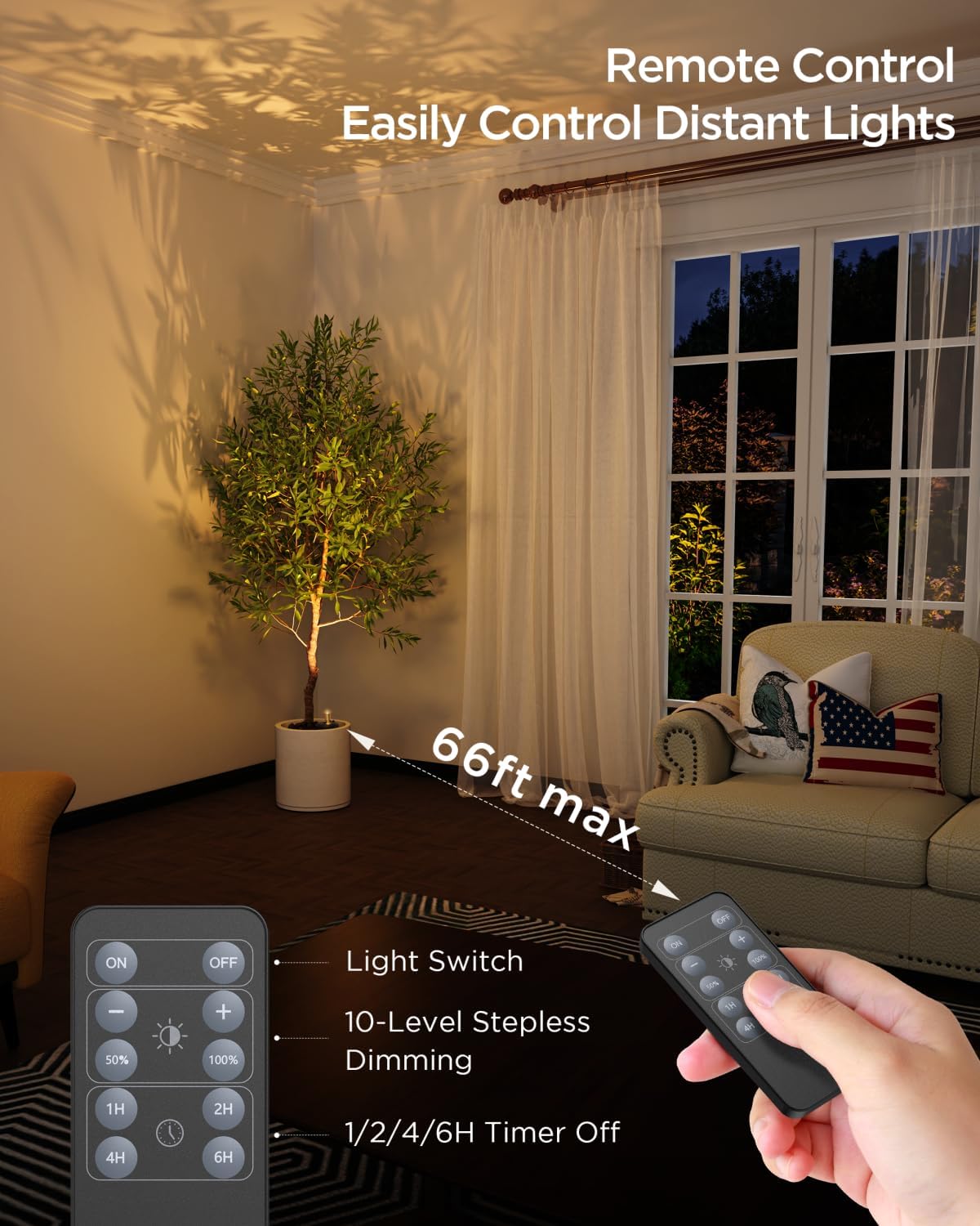 Spot Lights Indoor Led Spotlight: Rechargeable Battery Wireless Up Lights Indoor - Plants Tree Artwork Portrait Picture Display Accent Lighting for Home Decorators Homeowners Art Collectors(1 Pack)