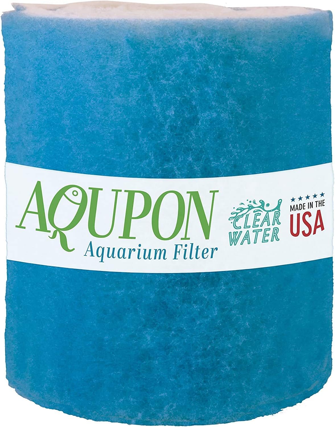 Aquarium Filter Media Pad - Cut to Fit Roll (Dye-Free/Blue Bonded) 0.75 Inch Thickness (4ft, Blue)
