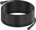 MAD OWL 3 Pin Waterproof LED Wire Connector, 22 AWG 393.7inch/10M IP68 Male and Female Heads Extension Cable for Indoor and Outdoor LED Strip Light(1 Item Black)