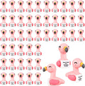 Gejoy 50 Pcs Mini Rubber Flamingo Toys Positive Gifts Flamingo Figures Decorations and Encouragement Birthday Motivational Gifts for Colleague Staff Teacher