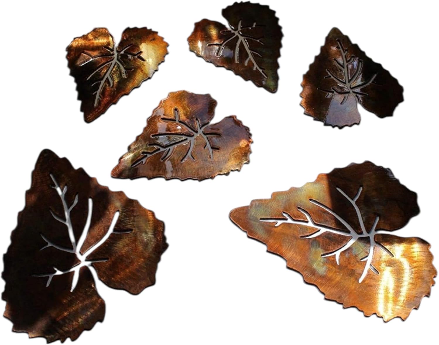 METAL ART ASPEN LEAVES 6
