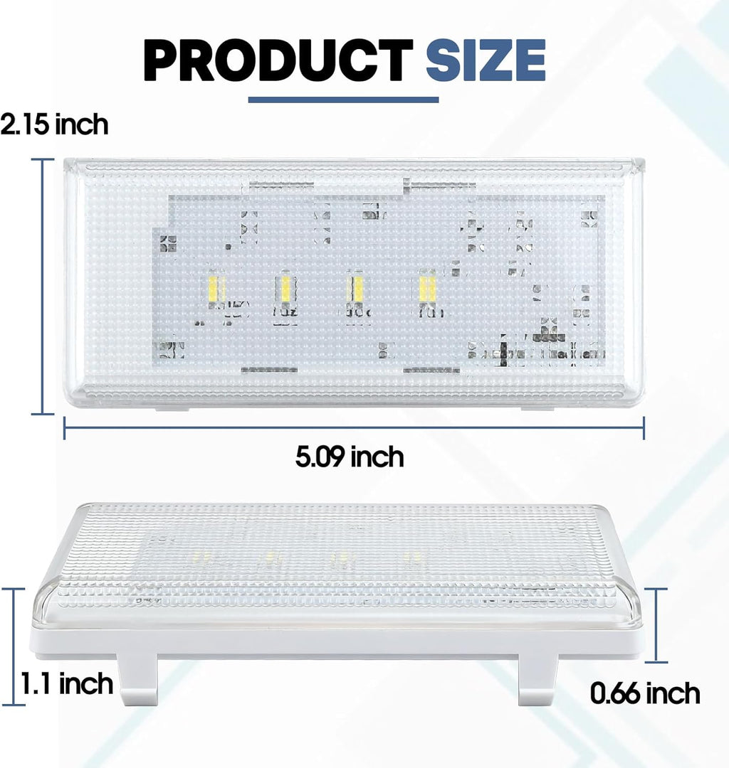New W10515058 LED Light Module Replacement, Compatible with Whirlpool, Maytag and Kenmore Refrigerator Models, Replaces W10465957 W10515057 W10695459